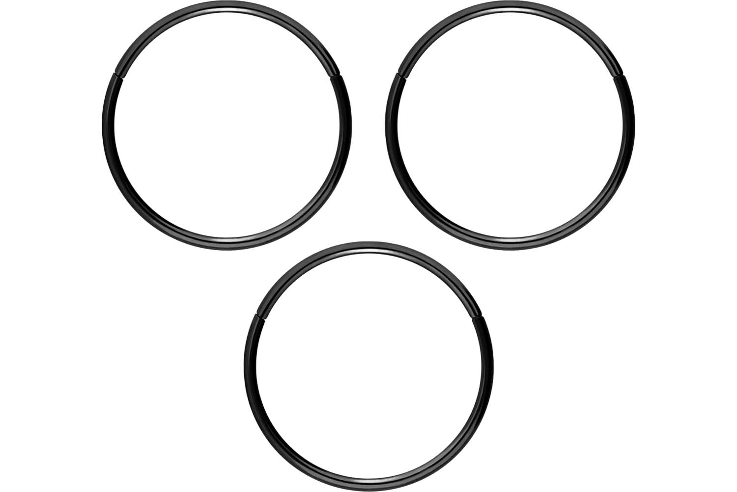 SET Chirurgenstahl Segmentring Clicker Piercing